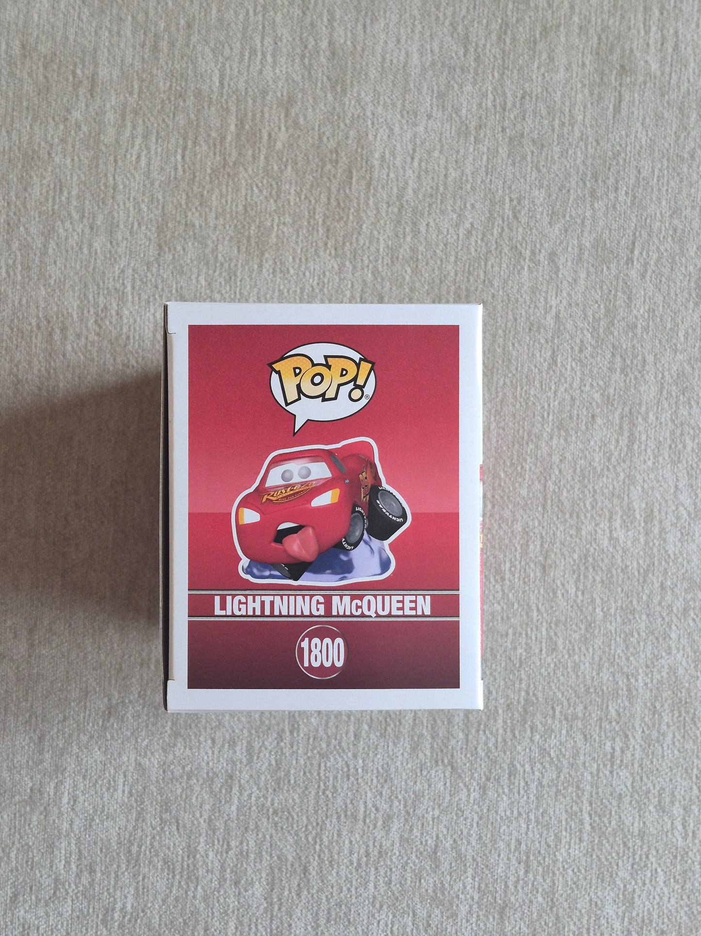 PIXAR CARS: LIGHTNING MCQUEEN (LEAPING) (EXCLUSIVE) VINYL FIGURE #1800
