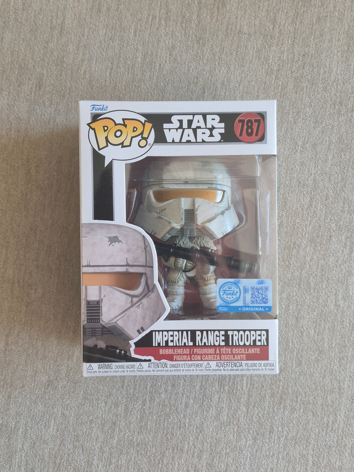 STAR WARS: IMPERIAL RANGE TROOPER (EXCLUSIVE) VINYL FIGURE #787