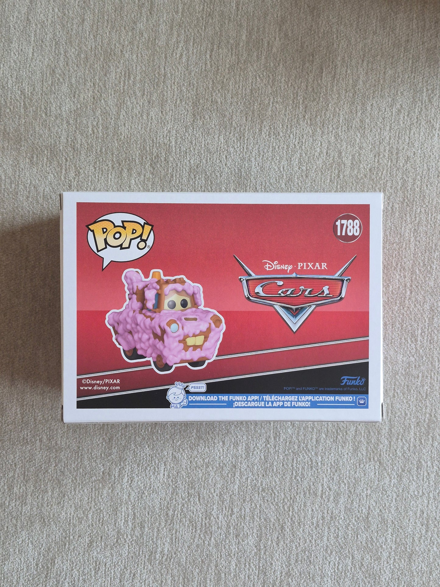 PIXAR CARS: MATER (BUBBLES) (EXCLUSIVE) VINYL FIGURE #1788