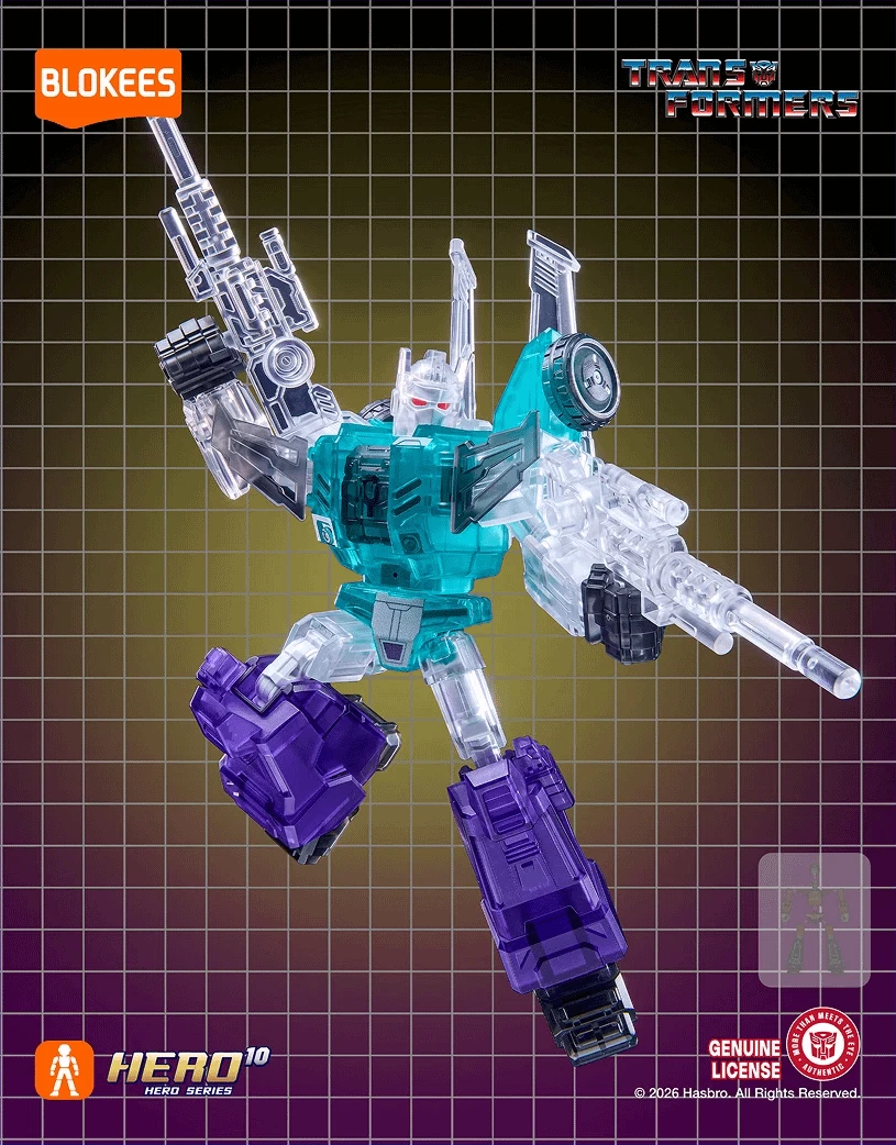 TRANSFORMERS GALAXY VERSION 10 TRANSFORMERS: THE MOVIE 3 SIXSHOT (TRANSPARENT) MODEL KIT