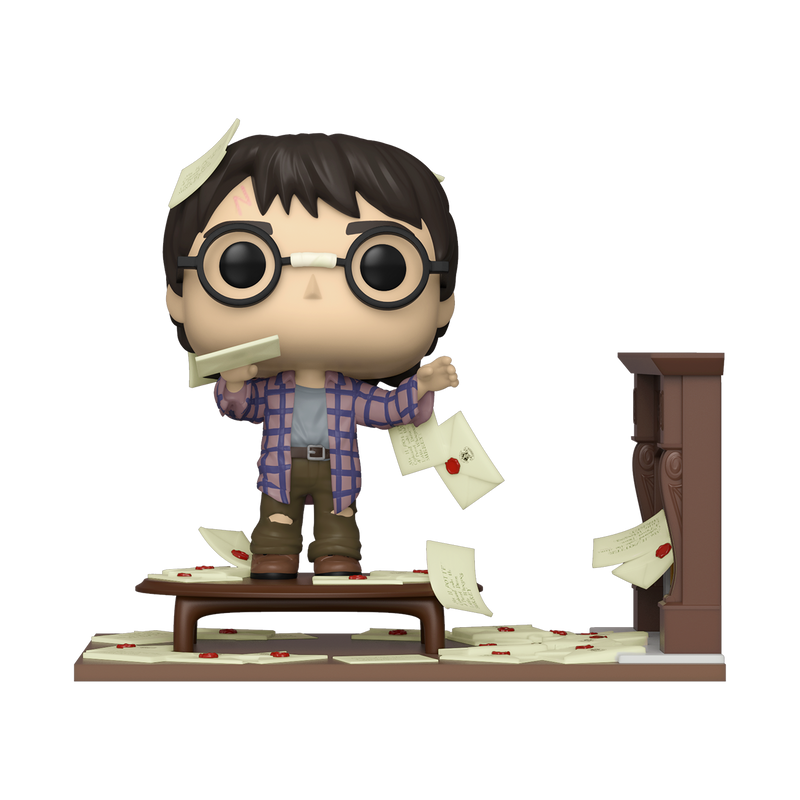 HARRY POTTER WITH HOGWARTS LETTERS (EXCLUSIVE) POP! DELUXE VINYL FIGURE - #136