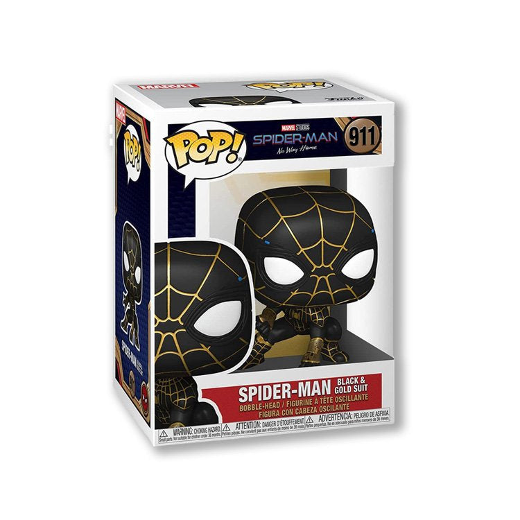 SPIDER-MAN: NO WAY HOME BLACK & GOLD SUIT POP! VINYL FIGURE - #911